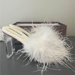 Jeffery Campbell size 9.5 white shoes